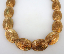 Neugablonz: Schweres Collier im Design der 1970er Jahre (122882)