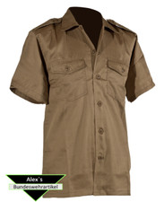 Herren US Hemd kurzarm Diensthemd khaki Freizeithemd Safarihemd Neu