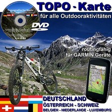 TOPO Karte GARMIN Edge Oregon D A CH Deutschland Trekking GPS Mountainbiken MAP