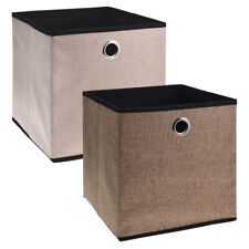 Aufbewahrungsbox 30x30 cm Aufbewahrungs Regal Einschub Korb Box Stoff Faltbox