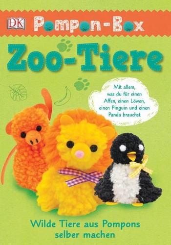 Pompon box zoo tiere - pompon-box, zoo-tiere: