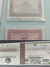 4 Historische Wertpapiere Top Zustand