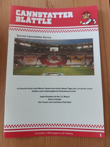 Fan programm stadionheft - programm,