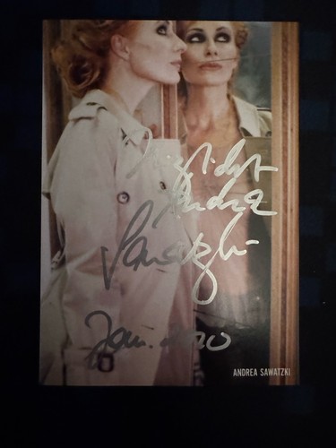 Andrea sawatzki autogrammkarte - sawatzki,