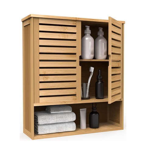 Badschrank bambus - badschrank,