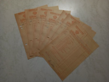 7 orginale Quittung Shell Rhenania-Ossag vor 1945