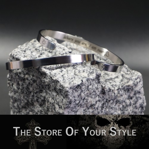 Armreif edelstahl paar armband - armreif,