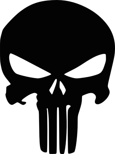 Skull aufkleber 17x12 - skull,