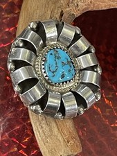 Navajo Türkis Ring, Sterling