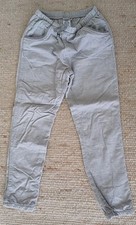 next Gr. 110/116 5Y 6Y lange gefütterte Hose Mädchen Glitzer hellgrau Winter