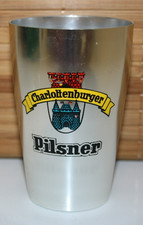 Charlottenburger Pilsner - Bierbecher - Alu - Bierkrug - Bierglas - selten