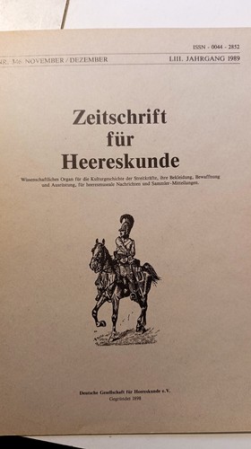 Zeitschrift für heereskunde - für,