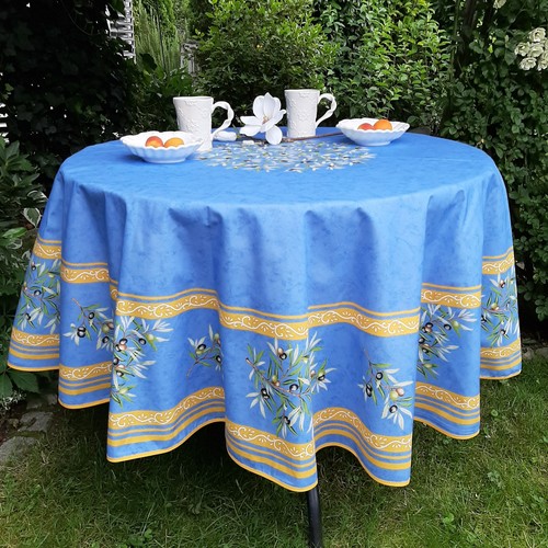 Tischdecke ø180cm provence - tischdecke,