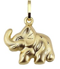 Anhänger elefant plastisch - elefant, 3d