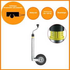 Stützrad 150kg Ø 48mm Rad 220x65mm Stützlastwaage Deichselwaage Stützlastanzeige