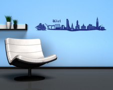 Kiel wandtattoo skyline viele - skyline,