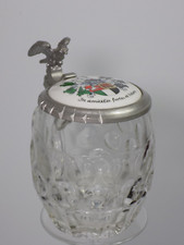 Studentika Tübinger Igel Bierkrug amicitia fortes et hilares Guestfalia Tübingen