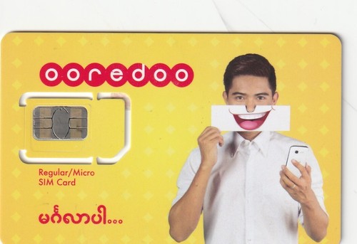 Myanmar gsm sim ooredoo - myanmar,