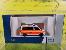 1:87 Rietze VW T5 ELW Feuerwehr Hamburg BF Stellingen OVP / S10