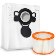 10 Staubsaugerbeutel 1 Patronenfilter für Makita VC2000L VC2010L VC2012L VC2512L