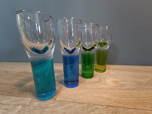 Vintage swedish shot glasses - vintage,
