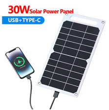 30W Solar Ladegerät mit USB &