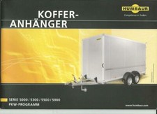 Prospekt Humbaur Koffer- Verkaufs- Tiefkühlanhänger Cool Trailer Plywood Rexus