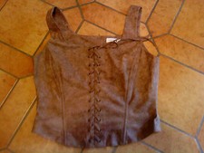 Comma Corsage m. toller Schnürung Gr. 38 Fb. braun TOP Zustand
