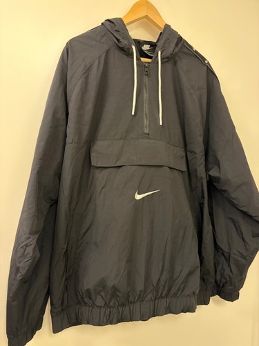 Schwarzer kapuzen windbreaker - kapuzen-,