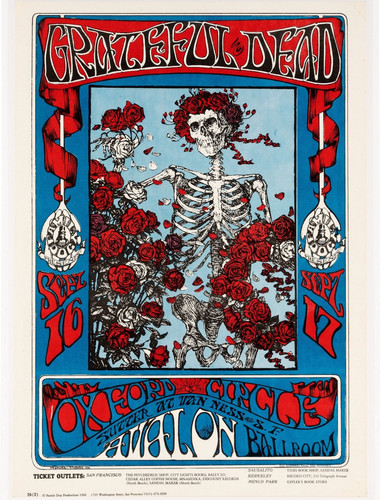 Grateful dead 1966 skeleton - grateful,