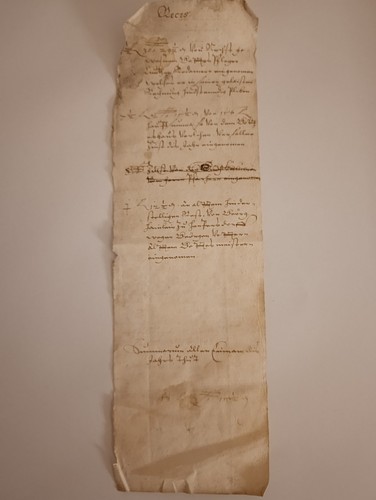 Original manuskript fragment - manuskript,