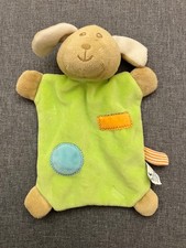 Schmusetuch Schnuffeltuch Fashy Little Stars Hund grün beige