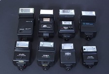 Konvolut Blitzgeräte 8 Stück