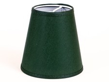 Aufstecklampenschirm Dunkelgrün Klemmschirm Nachttischlampe Tischlampe neu