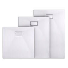 Design SMC Duschwanne Super Flache Duschtasse Antirutsch Brausewanne Steinoptik