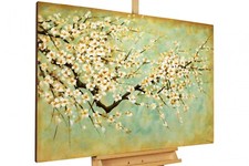 KunstLoft® Acryl Gemälde 'Kirschblüten' 120x80cm | Bild handgemalt