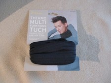 Neu! Schwarzes Thermo Multi Funktionstuch