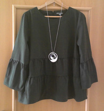 COS Tunika Bluse Gr.40 Grün