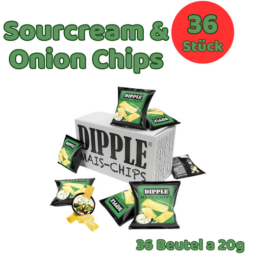 Beutel mais chips sourcream - 36,