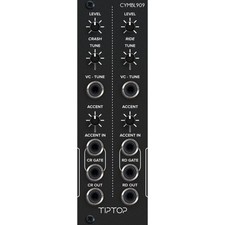 Tiptop Audio CYMBL909 Black - Drum Modular Synthesizer
