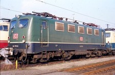 EisenbahnDia, 141 175-0, Dortmund, 14.02.1999, OriginalDia