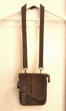 Herren-Kunstleder-Umhängetasche - Krokodilprägung