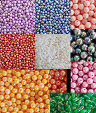 Acrylperlen verschiedene Formen irisierend