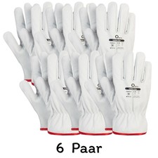 6 Paar Arbeitshandschuhe aus
