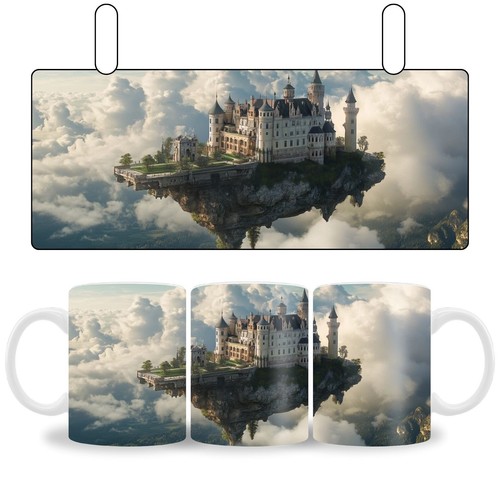 Kaffeetasse schloss himmel - schloss,