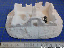 1:72 / 87,  1 unbemalte Hausruine mit Sehschlitzen zur Stellung ausgebaut +NEU+