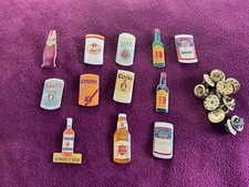 12 Brauerei / Spirituosen Pins 