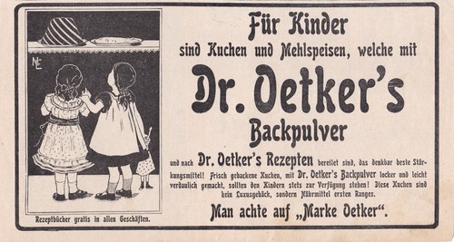 Oetker original werbung - dr.,