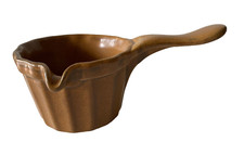 Gerzit Gerz Original Steingut Serie Taverne Butterkännchen hoch, rund in braun