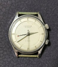 Orator Alarm Armbanduhr Armbandwecker Nr.1293-2 1475- 21 Rubis Vintage Ohne Box